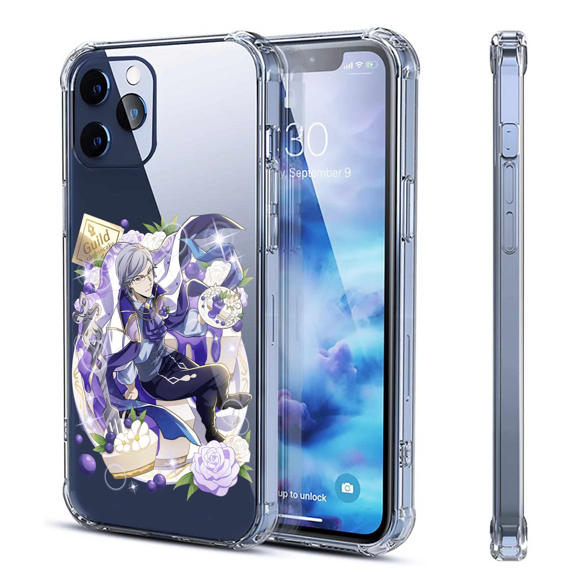（画像用） 文豪ストレイドッグス Bungo Stray Dogs 【iPhone 12シリーズ対応】透明スマホケース（クリアソフトケース）